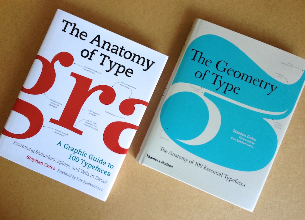 The Anatomy of Type: A Graphic Guide to 100 TypefacesAKA The Geometry of Type: The Anatomy of 100 Essential Typefaces Students and professionals in any creative field can benefit from a good typographic eye. The Anatomy of Type (published in the UK as The Geometry of Type) is all about looking more closely at letters. Through visual diagrams and practical descriptions, you’ll learn how to distinguish between related typefaces and see how the attributes of letterforms (such as contrast, detail, and proportion) affect the mood, readability, and use of each typeface. Nutritional value aside, the spreads full of big type make tasty eye candy, too. The typefaces featured in the book are hand-picked by the author for their functionality and stylistic relevance in today’s design landscape. Along with several familiar faces (such as Garamond, Bodoni, Gill Sans, and Helvetica), you’ll also discover contemporary fonts that are less common — and often more useful — than the overused classics. This website will be updated with news and resources related to the book’s content. Subscribe to the RSS feed or follow on Tumblr for updates.